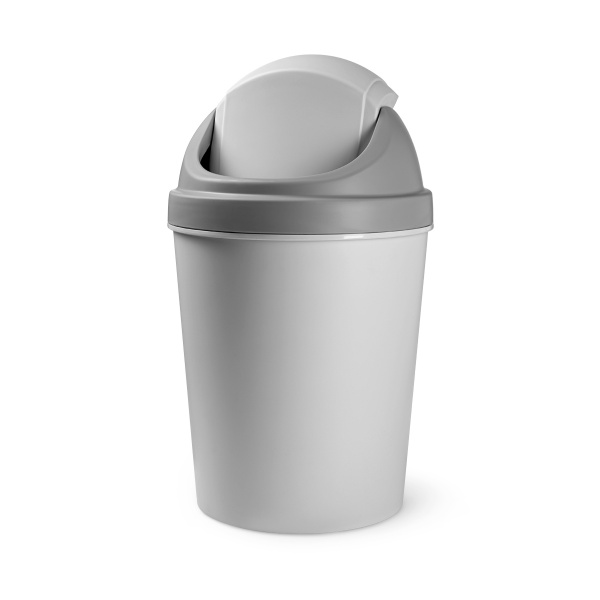 Відро для сміття MVM BIN-10 9 л сірий