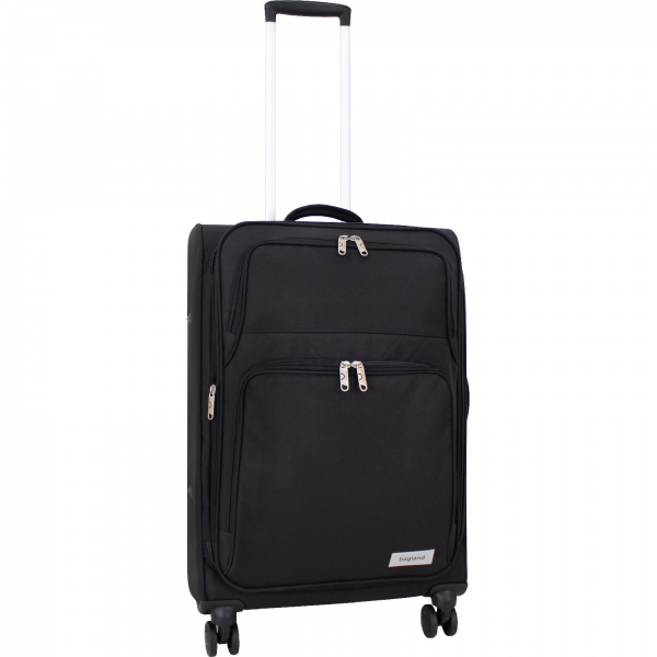 Валіза Bagland М New 70 л чорний 3799124 