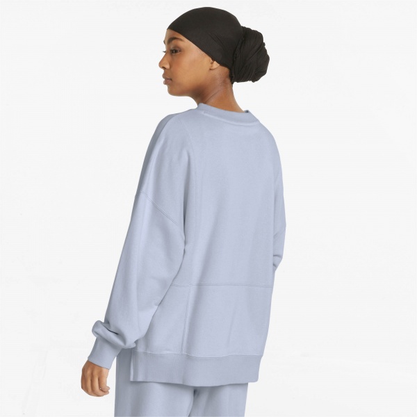 Світшот Puma Downtown Crew TR 53358221 р. XS блакитний