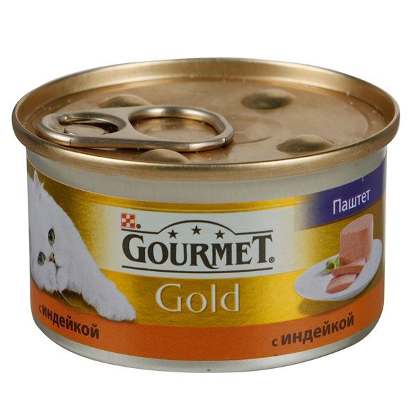 Корм Gourmet Gold паштет з індичкою 85 г