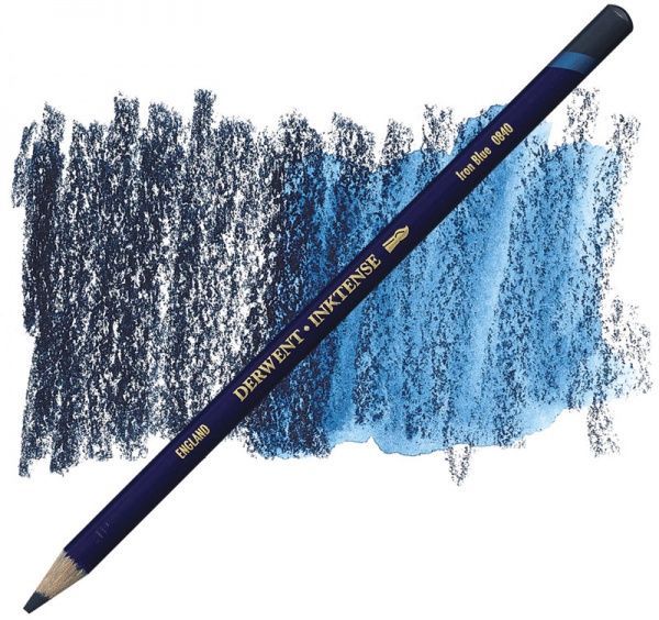 Олівець чорнильний Inktense 0840 Синій сталевий Derwent