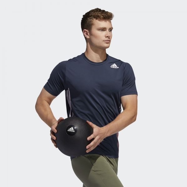 Футболка Adidas FL 3S+ TEE FJ6181 S темно-синій