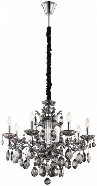 Люстра подвесная Globo PINJA 8xE14 черный 64114-8 