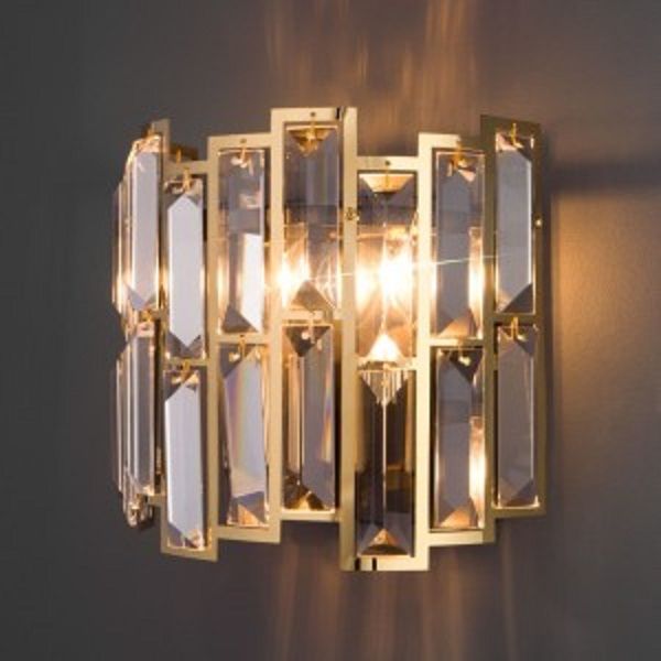 Бра Strotskis Zolletta 2x60 Вт E14 золото/прозрачный 313/2 (золото) 