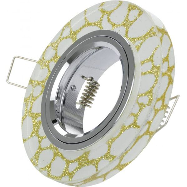 Светильник точечный Blitz GU5.3 белый с золотистым BL002SI/43CH 