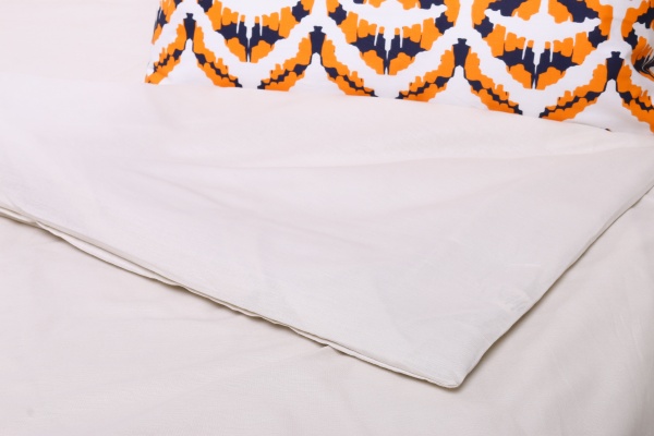 Підковдра гладкофарбована 200x215 см айворі Моно 