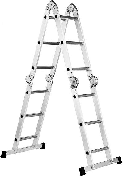 Шарнирная лестница-стремянка Forte FE 4x3 (22239)