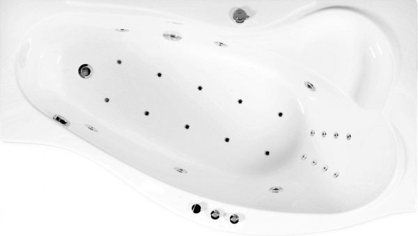 Ванна гідромасажна EGO Fortuna 170x100 П (3 компл.)