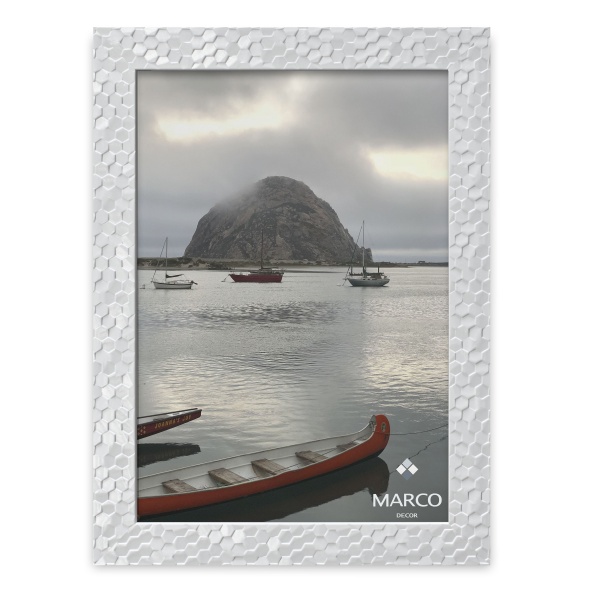 Рамка для фотографии со стеклом MARCO decor 2712AM 1 фото 30х40 см белый 