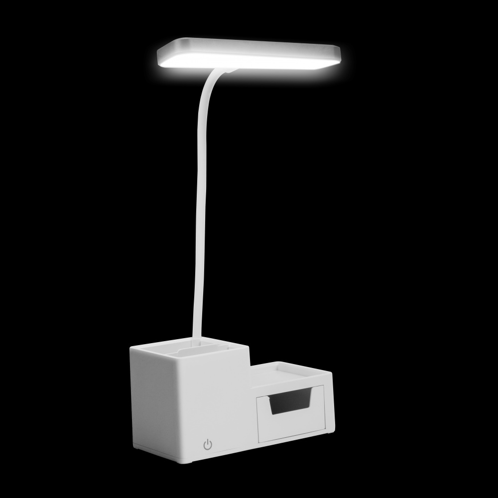Настільна лампа акумуляторна LedPulsar 4 Вт без цоколя білий ALT-808W