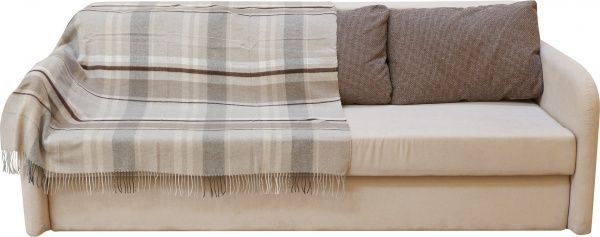 Плед Modena клетка 140x200 см шоколадный La Nuit 