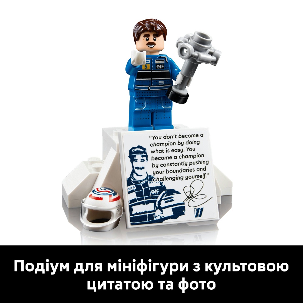 Конструктор LEGO Icons Williams Racing FW14B і Найджел Менселл 10353