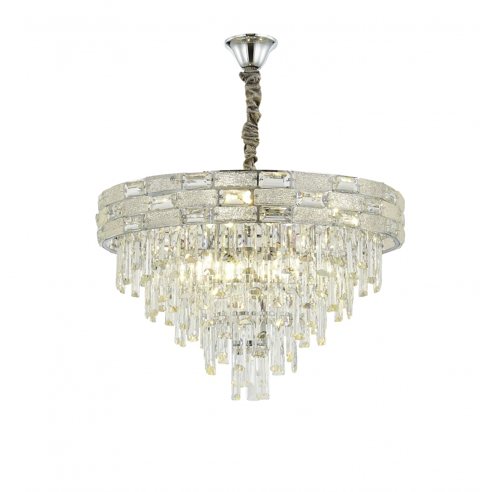 Люстра потолочная Sensio Lilya Lux 8xE14 прозрачный PA-K8585-600