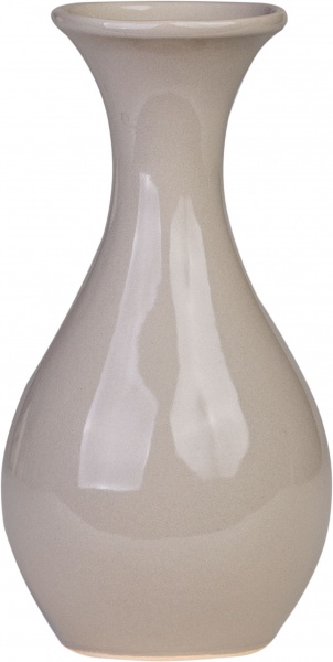 Ваза керамическая Eterna 103-17 17 см бежевая 