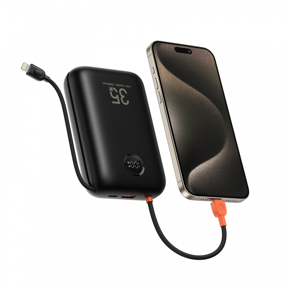 Повербанк VEGER W3018 30000 mAh black (W3018.black)