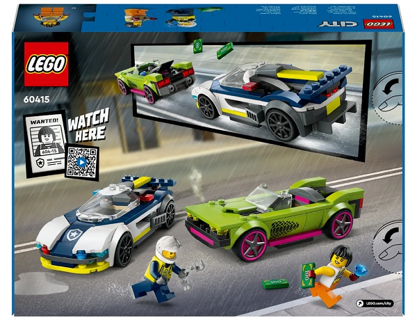 Конструктор LEGO City Переслідування маслкара на поліцейському автомобілі 60415