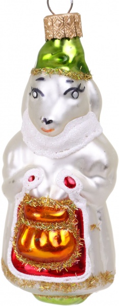 Декорация новогодняя Формовая игрушка в ассортименте 7 см 