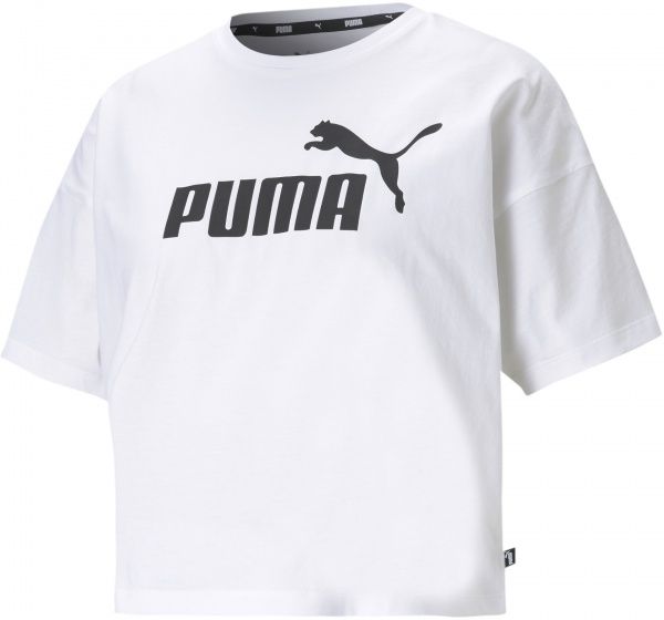 Футболка Puma ESS Cropped Logo Tee 58686602 M білий