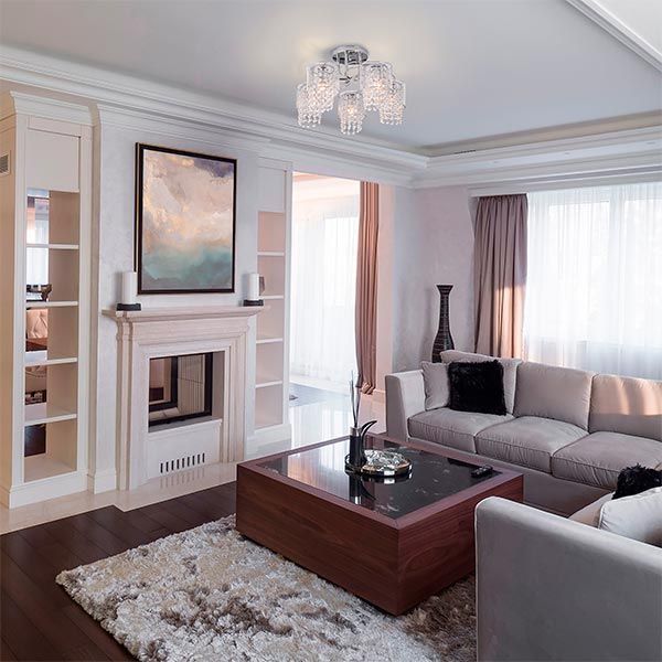 Люстра потолочная Strotskis Bonnie 30137/5 5x60 Вт E27 хром 