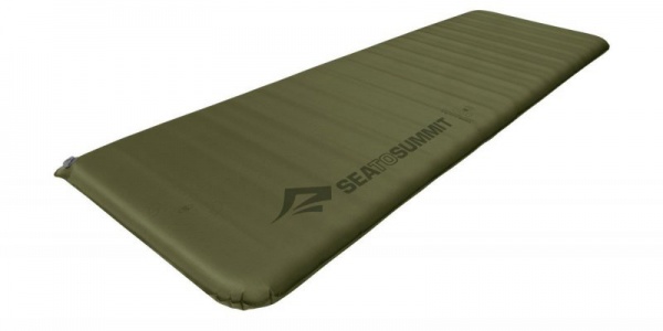 Килимок туристичний Sea To Summit Self Inflating Camp Plus Mat Rectangular 75mm STS AMSICAPLRL зелений