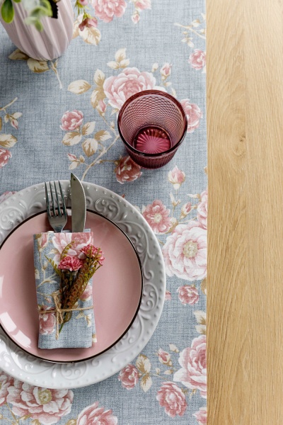 Скатерть Pionia 40x140 см La Nuit 