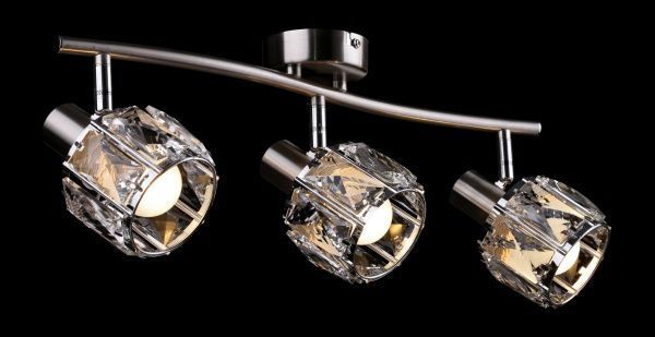 Спот Accento lighting ALIN-Geneva-3 3x40 Вт E14 сатин 