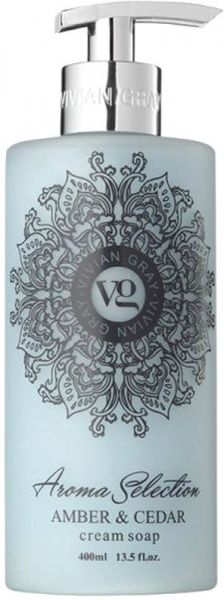 Крем-мило Vivian Gray Aroma Selection Amber & Cedar Cream Soap 400 мл 1 шт./уп.
