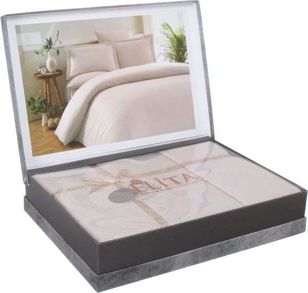 Комплект постельного белья Armor 2 бежевый Sesli Tekstil 