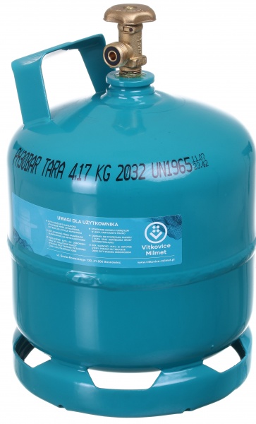 Балон газовий VITKOVICE пропан-бутан Milmet 3 кг/7,2 л 