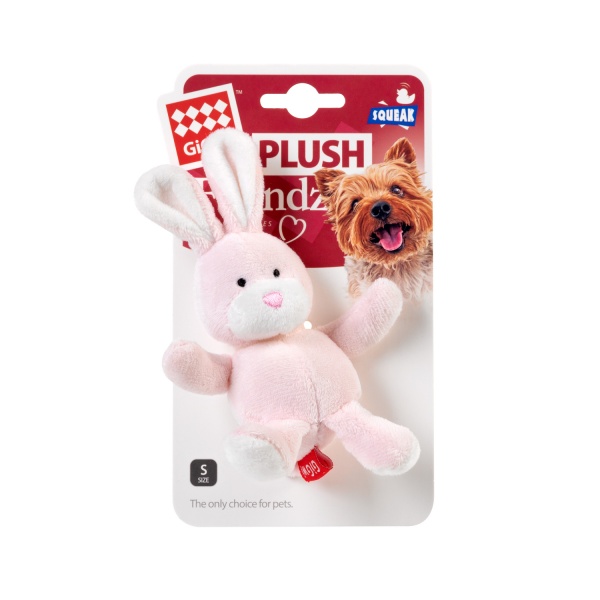 Игрушка для собак GiGwi Заяц с пищалкой Plush 11 см
