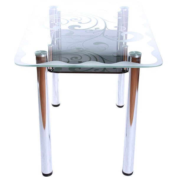 Стол обеденный Maximum Темный блюз DT R с полкой