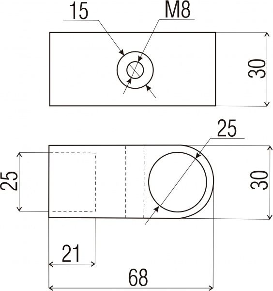 Соединение для трубы R-42М конечное