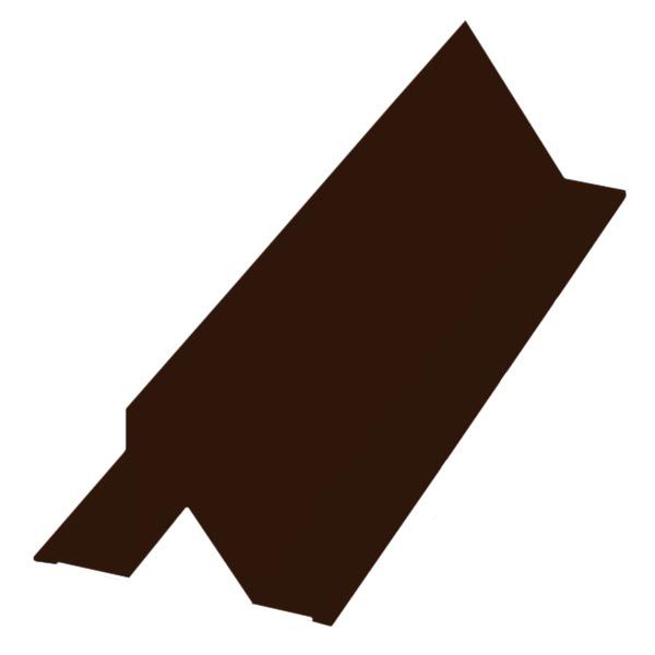 Планка снегодержателя RoofOK 2 м коричневая 8017