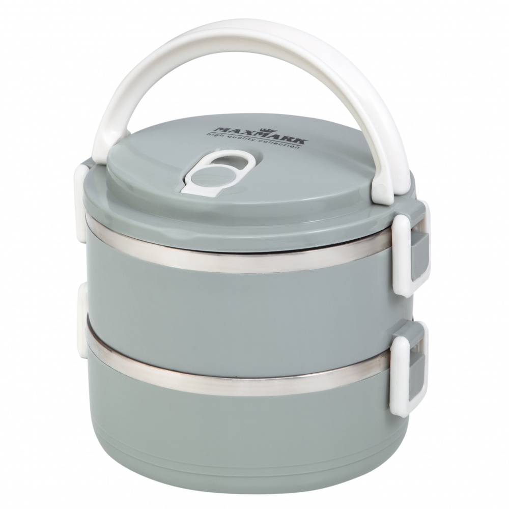 Контейнер для харчових продуктів з кришкою Maxmark 1400 мл MK-LB01400