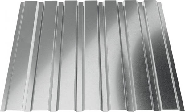 Профнастил оцинкованный PSM ПР-15А 1155x2500 мм цинк