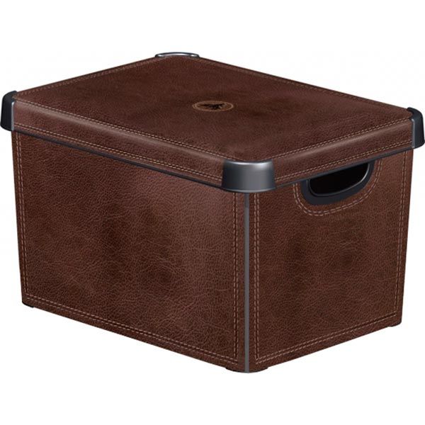 Контейнер із кришкою Curver Leather 250x295x395 мм