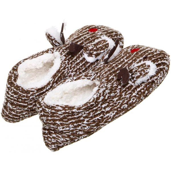 Взуття домашнє La Nuit Новорічні р. 40 коричневий 