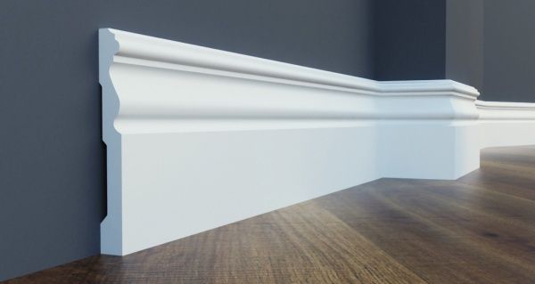 Плінтус Cezar LPS-09 білий 15x119x2000 мм 