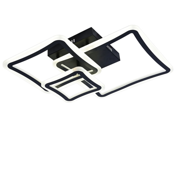 Люстра светодиодная Victoria Lighting с пультом д/у 73 Вт черный Grano/PL3 black 