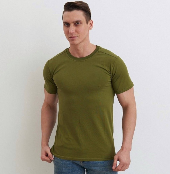 Футболка мужская Интерскай. 4XL 220013/1 р.62 [055] Khaki