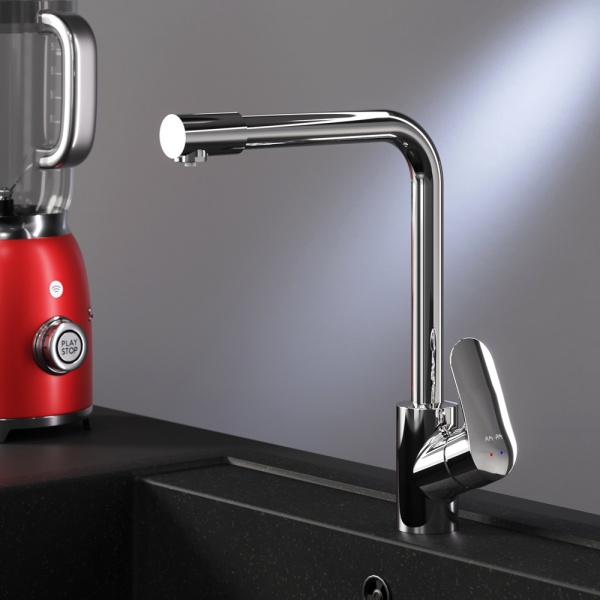 Смеситель для кухни AM.PM с каналом для питьевой воды L-излив F8005700 Like