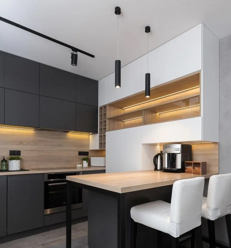 Подвес трековый Eurolamp 30 Вт черный LHTW-LED-GU10(black)