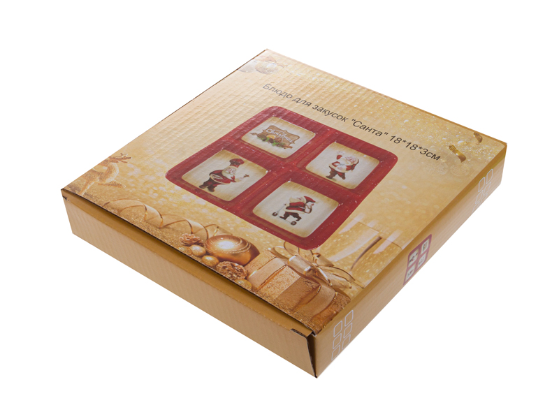 Блюдо для закусок Lefard Санта 18х18х3 см 940-305