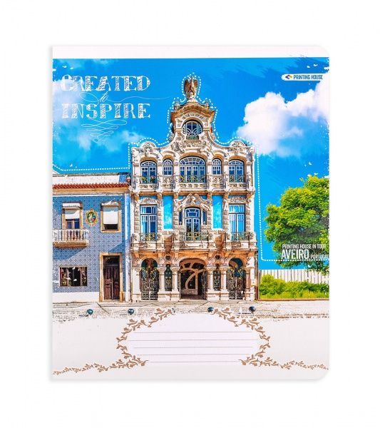 Комплект тетрадей Архитектура для вдохновения 18 листов в линию 25 шт. Поділля