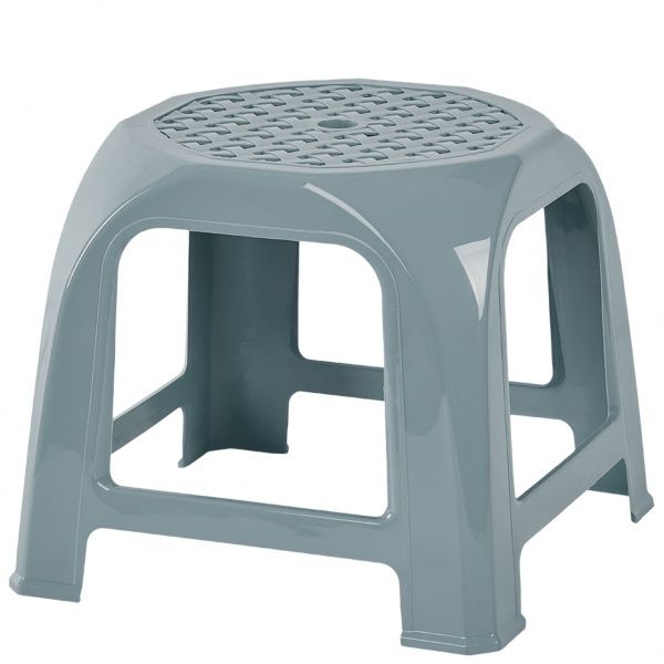 Табурет пластиковый Алеана Малыш 27x31,5x31,5 см сизо-голубой 