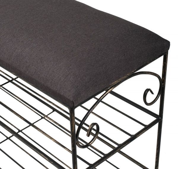 Пуф Метал Арт Максі чорний 