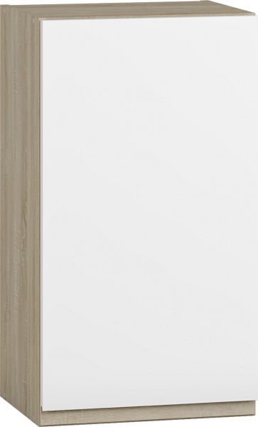 Шафа верхня МС Джетта 40х72х31,7 см, білий діамант/дуб сонома Грейд