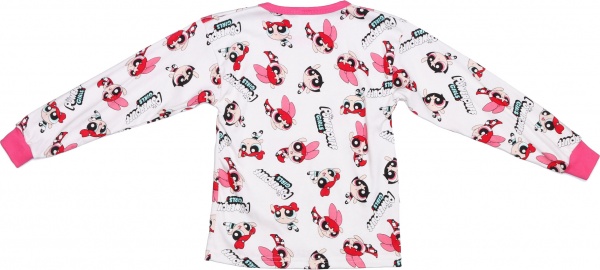 Піжама дитяча для дівчаток Моя планета Дівчатка-бантик Пж300-2 р.86 різнокольоровий 