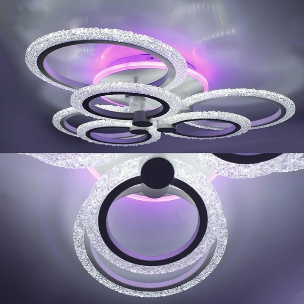 Люстра светодиодная Luminaria 6x100 Вт белый LILY RGB 100W 7R APP 