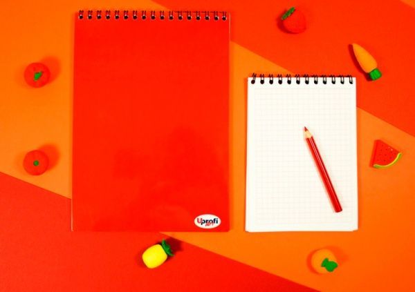 Книга для нотаток Office Color note red, А4 Uprofi plan
